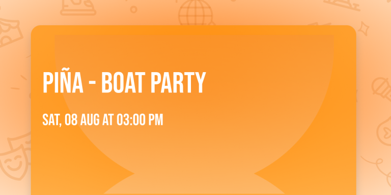 PIÑA – Boat Party — Uitgaan in Utrecht