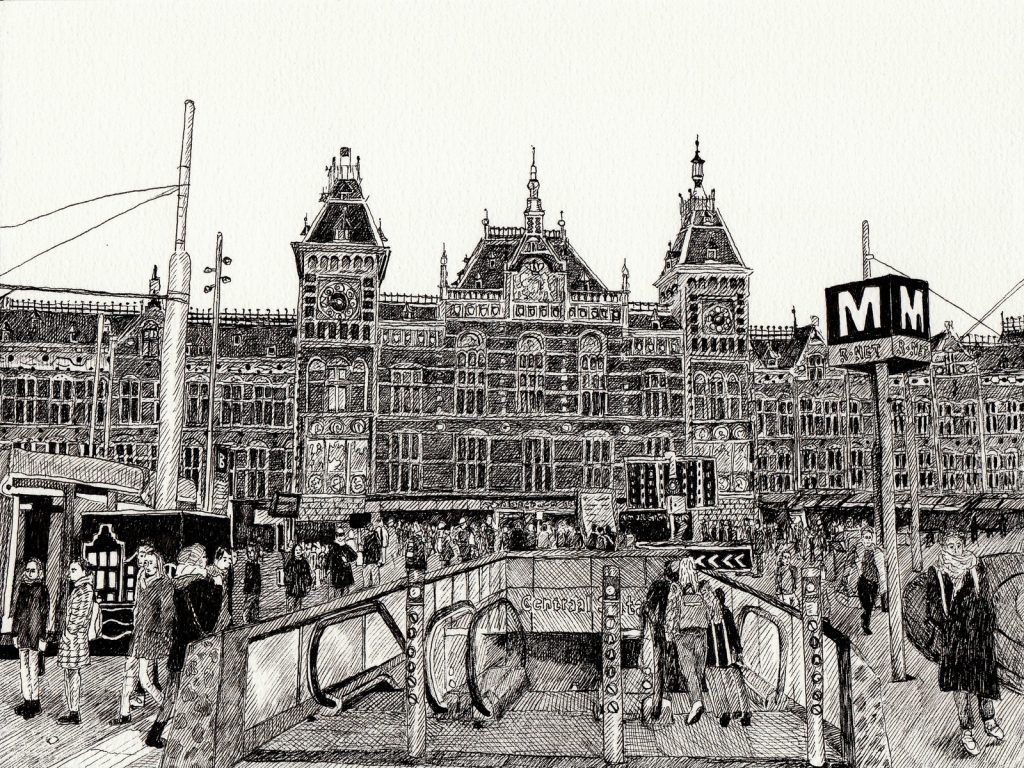 Stations van nu en in het verleden in Utrecht