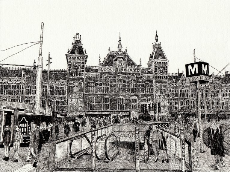 Stations van nu en in het verleden — museum-expo in Utrecht