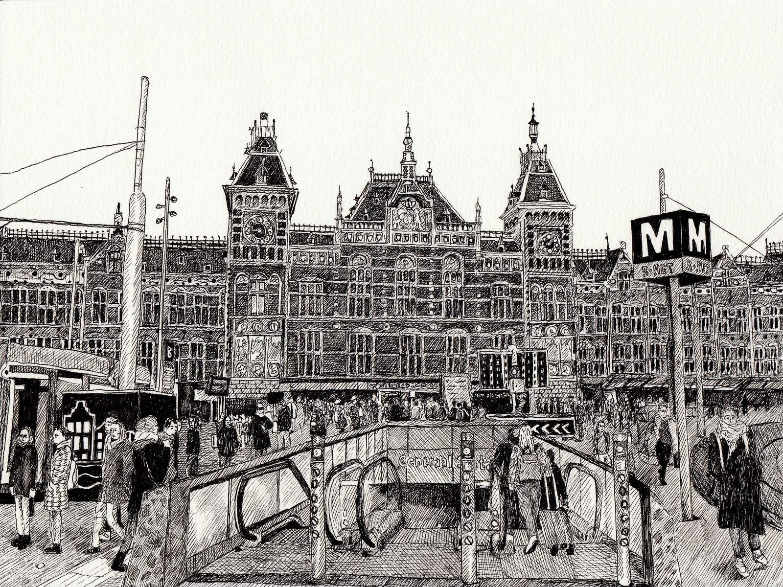 Stations van nu en in het verleden