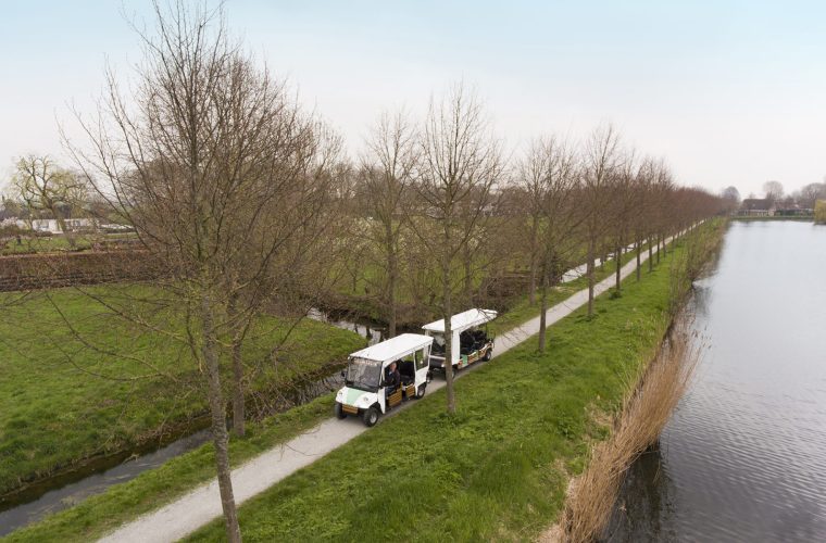 Rondrit met de touwtrein door Oudewater en het Groene Hart in Utrecht