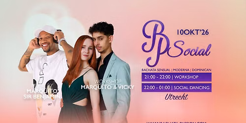 BP Social Utrecht 10 Okt. 2026 Marquito & Vicky — Uitgaan in Utrecht
