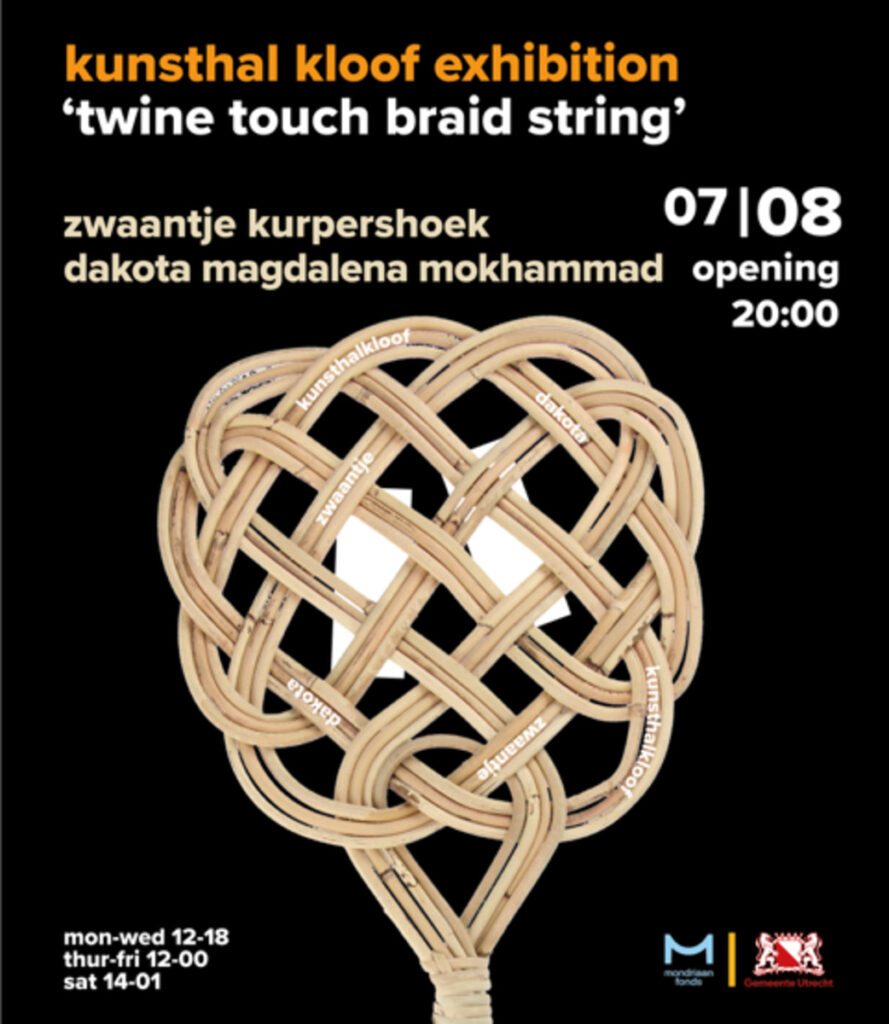 Twine Touch Braid Sting | Zwaantje Kurpershoek en Dakota Magdalena Mokhammad in Utrecht