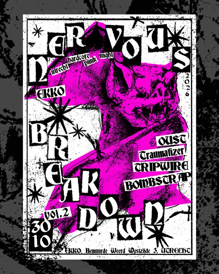 Nervous Breakdown Volume 2 met Bombstrap, Oust, Traumatizer en Tripwire — Muziek in Utrecht