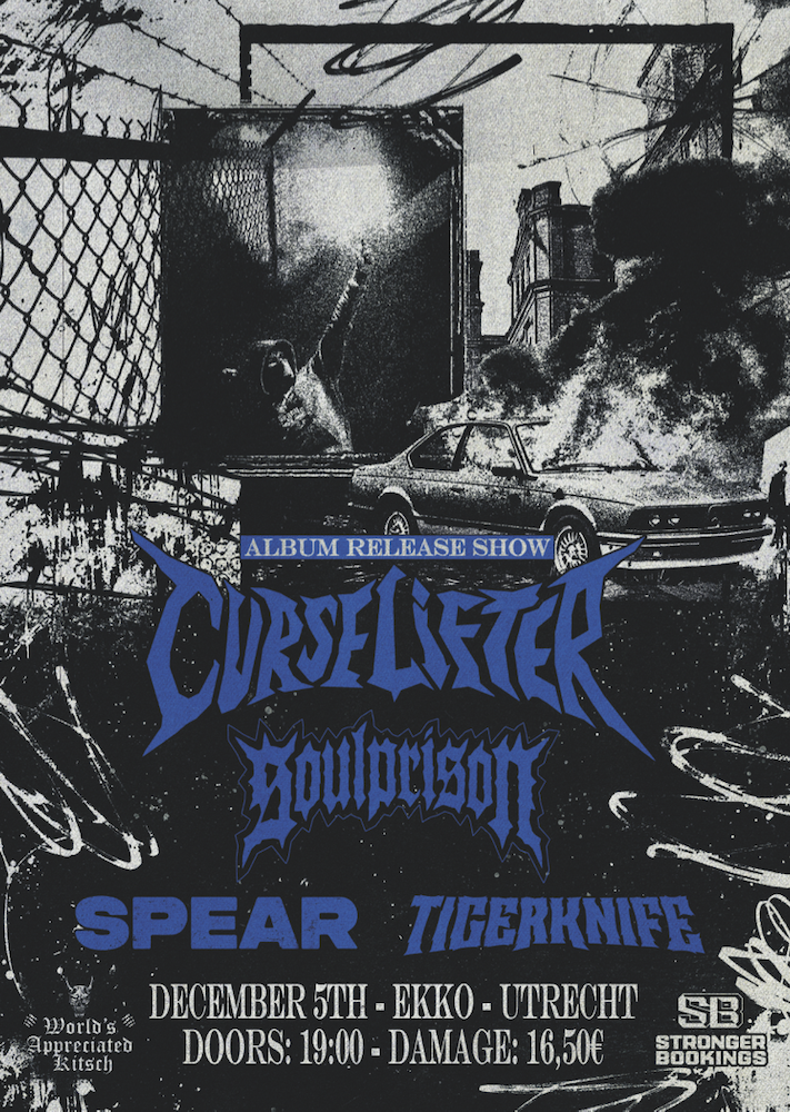 Curselifter + Soulprison + Spear + Tigerknife — Muziek in Utrecht