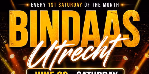 BINDAAS UTRECHT 2026 – 100% TOP MONTHLY BACHATA EVENT — Uitgaan in Utrecht